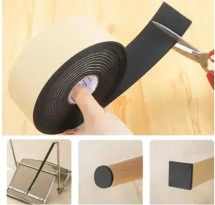 Self-Adhesive Felt Chair Leg Protectors – 2M Thickened Foot Pads for Shock Absorption and Noise Reduction – Sofa and Floor Protection (1 Piece)