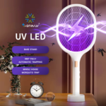 রিচার্জেবল UV LED ইলেকট্রিক মশা মারার যন্ত্র বাগান ও বারান্দার জন্য