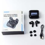 "LX20 ANC নয়েজ ক্যান্সেলিং ওয়্যারলেস ইয়ারফোন, এলসিডি টাচ স্ক্রিন ও এইচডি স্টেরিও সাউন্ড কোয়ালিটি সহ।"